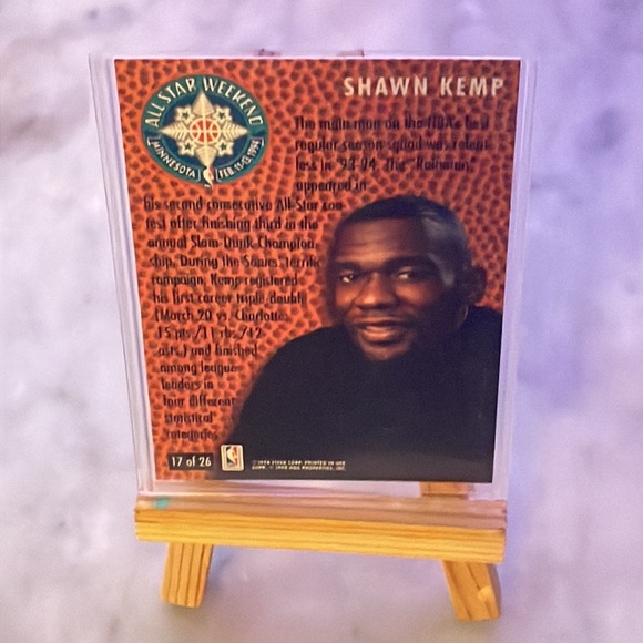 🏀Embossed Shawn Kemp 17 of 26 - Picture 4 of 7